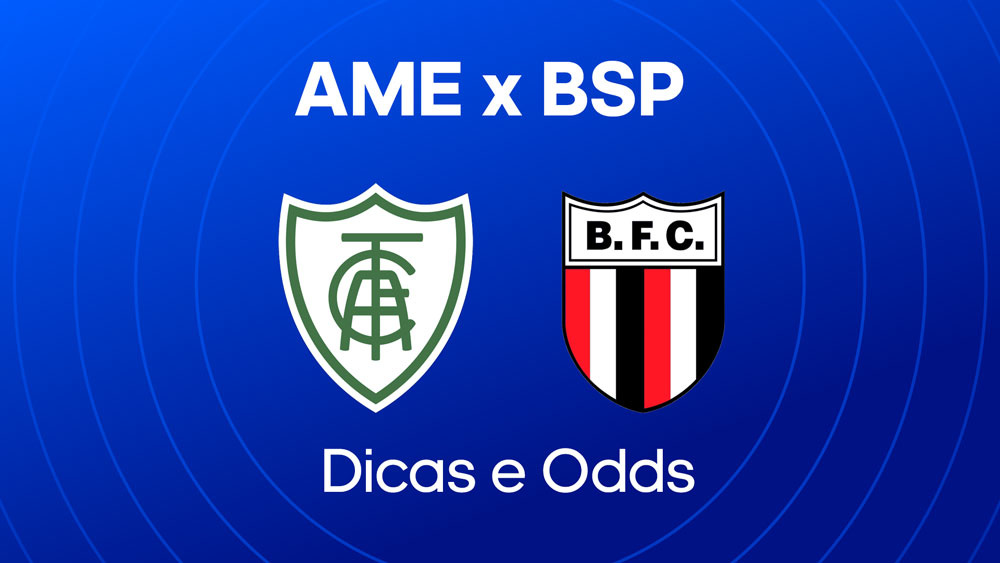 Odds, previsões e dicas América MG e Botafogo - Copa do Brasil