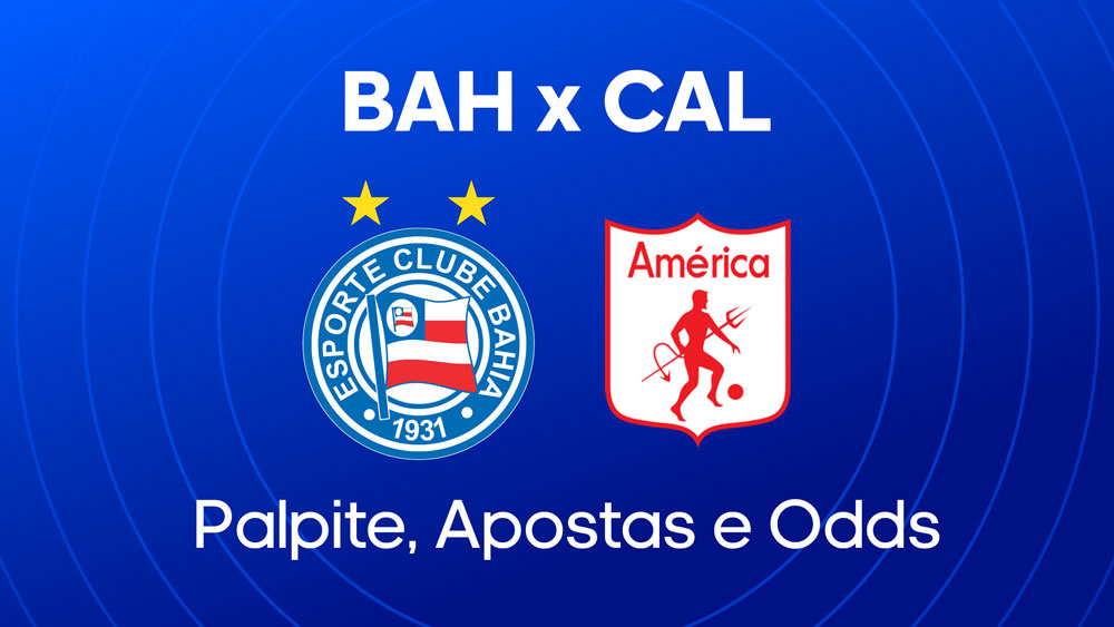 Bahia x América de Cali - Palpite, escalações e onde assistir - Sul-Americana (15/07)
