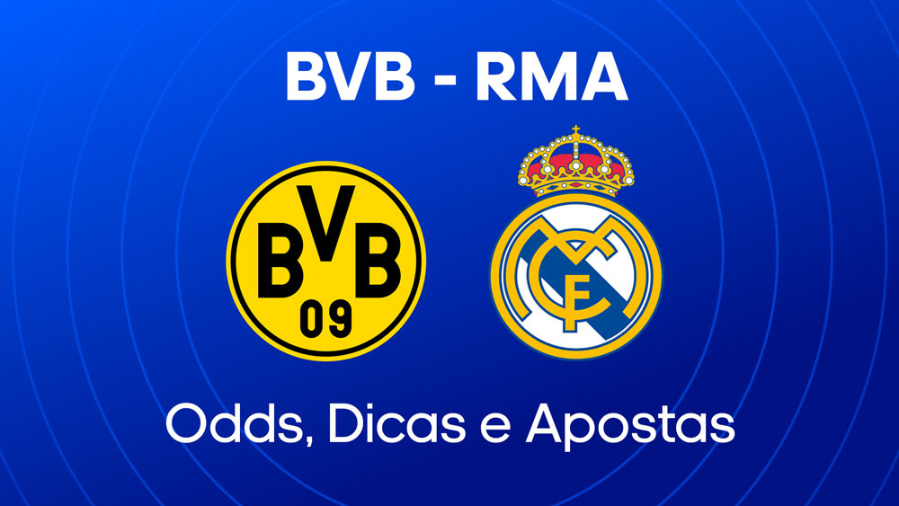 Odds e Dicas - Borussia Dortmund x Real Madrid