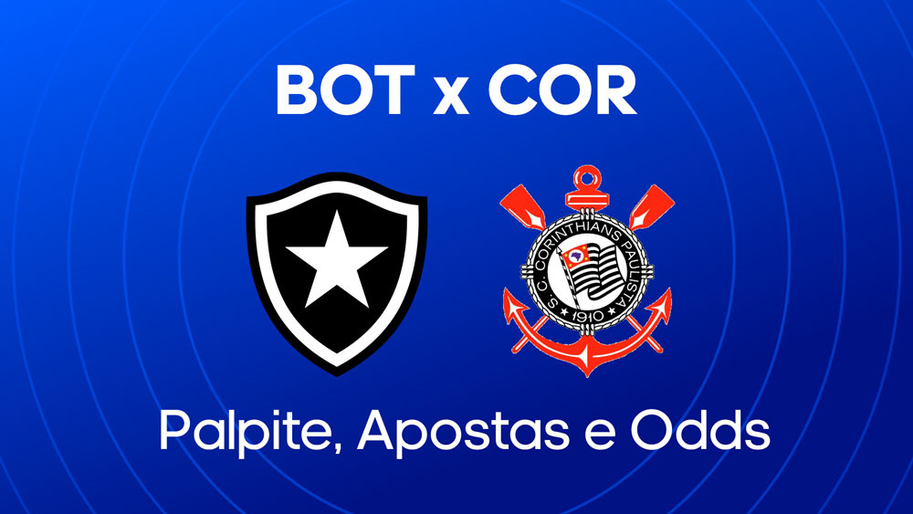 Botafogo x Corinthians - Palpite, escalações e onde assistir (14/09)