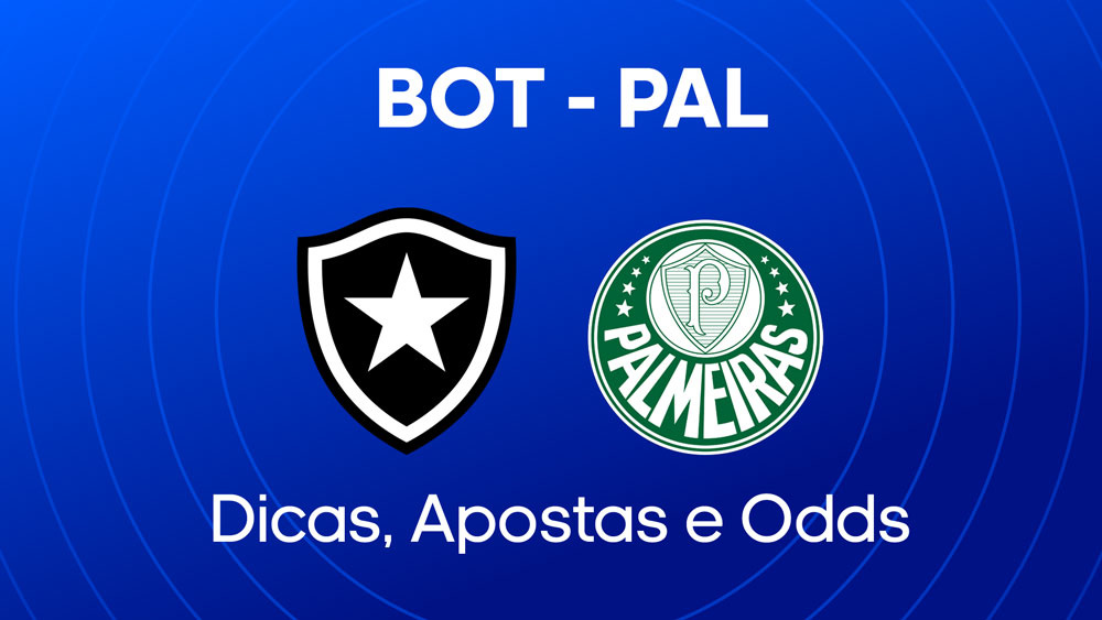 Botafogo x Palmeiras - Palpite, dicas, escalações, estatistícas e onde assistir