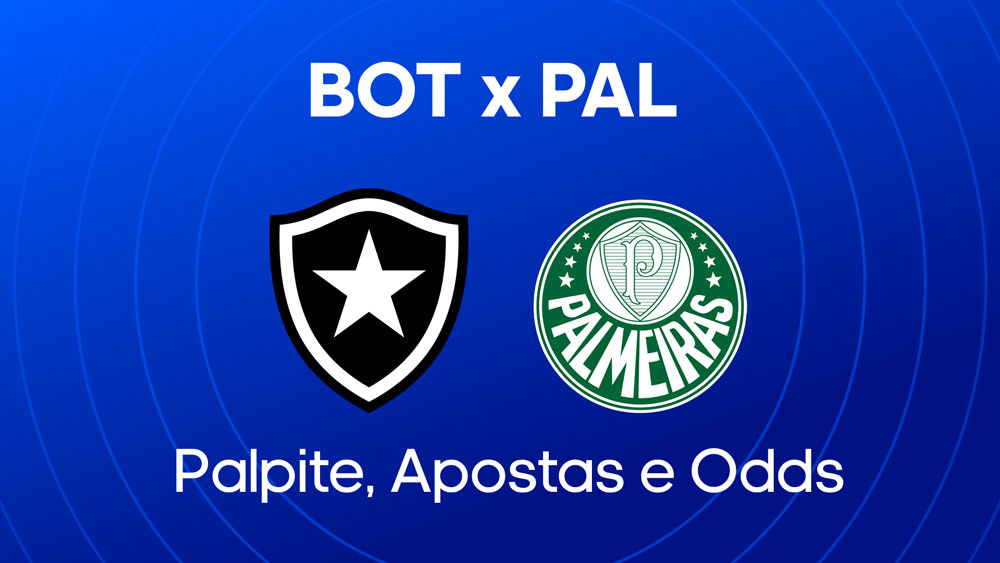 Botafogo x Palmeiras: palpites, escalacoes e onde assistir brasileirao