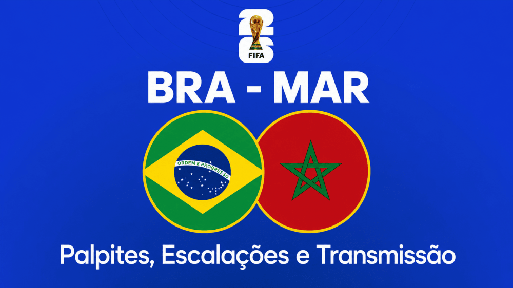 Brasil x Marrocos - Palpite, escalações e onde assistir - Copa do Mundo (13/06)