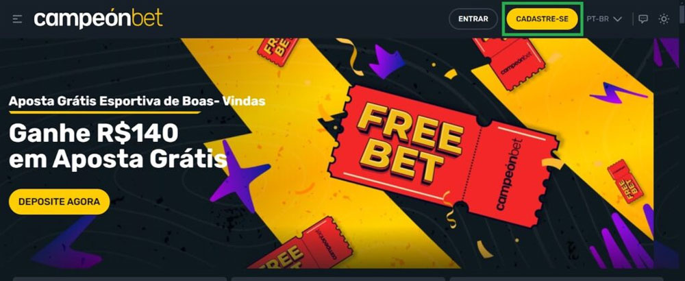 campeonbet aposta gratis