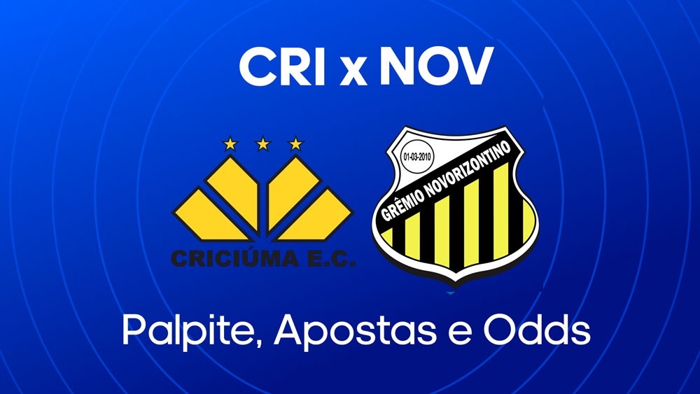 Criciúma x Novorizontino - Palpite, escalações e onde assistir - Série B (22/08)