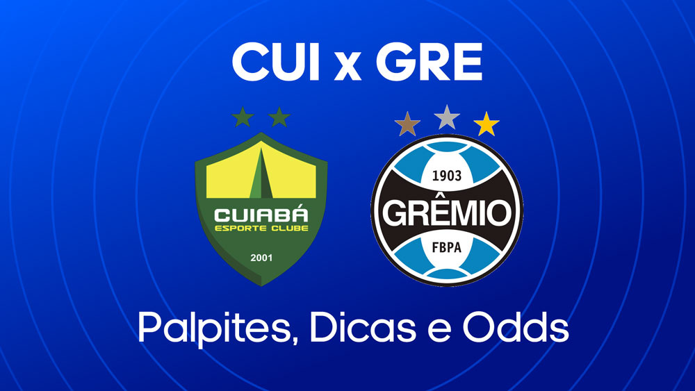 Cuiabá x Grêmio - Palpite dicas melhores odds onde assistir