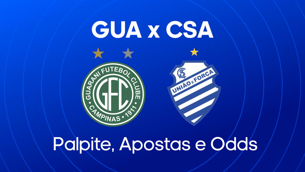 Guarani x CSA - Palpite, escalações e onde assistir - Série C (28/06)