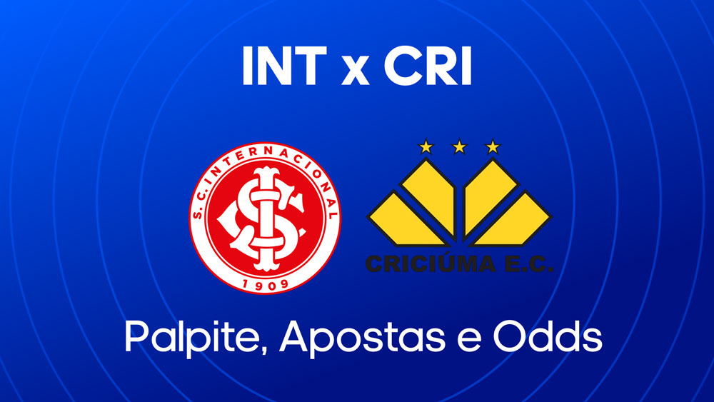 Inter x Criciúma - Palpite, escalações e onde assistir: Brasileirão 2024! (05/11)
