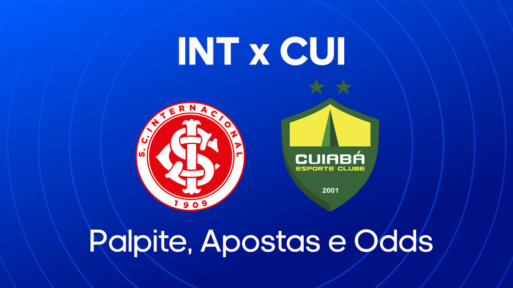 Internacional x Cuiabá - Palpite, escalações e onde assistir (16/09)