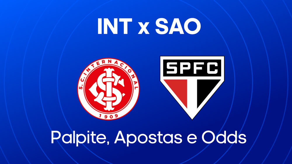 Internacional x São Paulo - Palpite, escalações e onde assistir - Brasileirão (03/08)