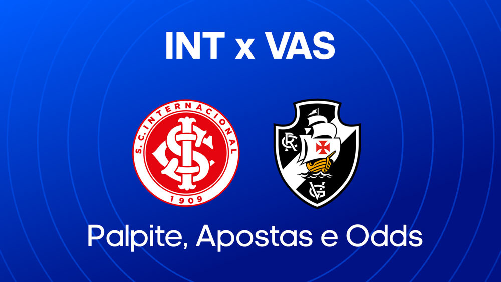 Internacional x Vasco da Gama: escalacoes, palpites e onde assistir ao vivo