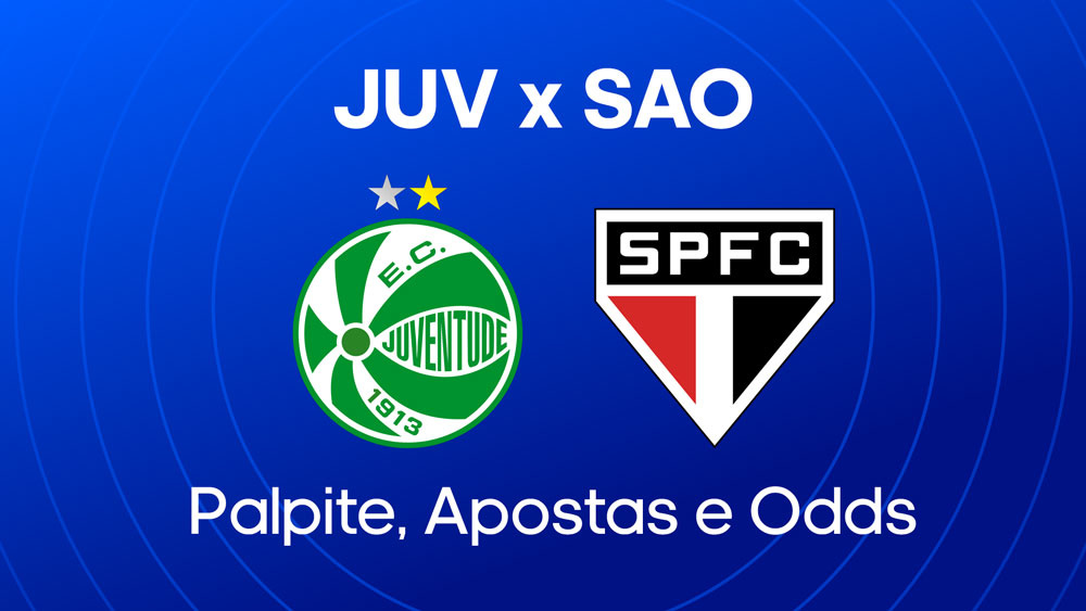 Juventude x São Paulo - Palpite, escalações e onde assistir - Brasileirão (24/07)