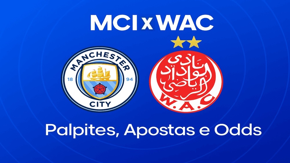 Manchester City - Wydad Casablanca - Palpite e onde assistir (18/06)