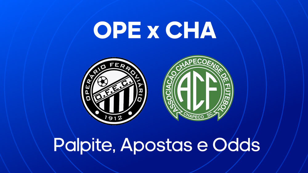 Operario x Chapecoense: palpites, escalacoes e onde assistir serie b