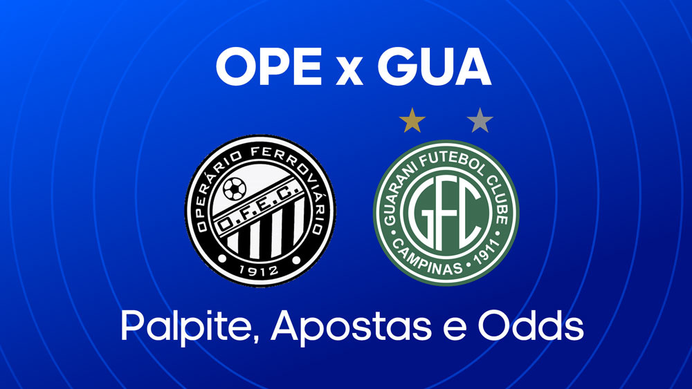 Operário x Guarani - Palpite, onde assistir e escalações (24/09)