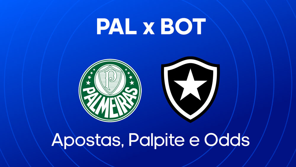 Botafogo x Palmeiras - Palpite, escalações e onde assistir (28/06)
