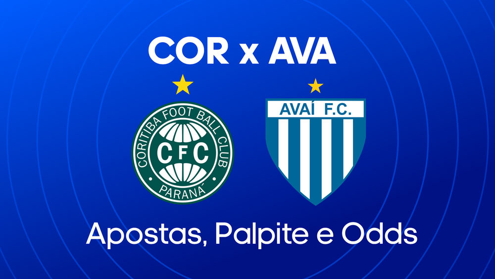 Palpite Coritiba x Avaí: Dicas, escalações, odds e onde assistir