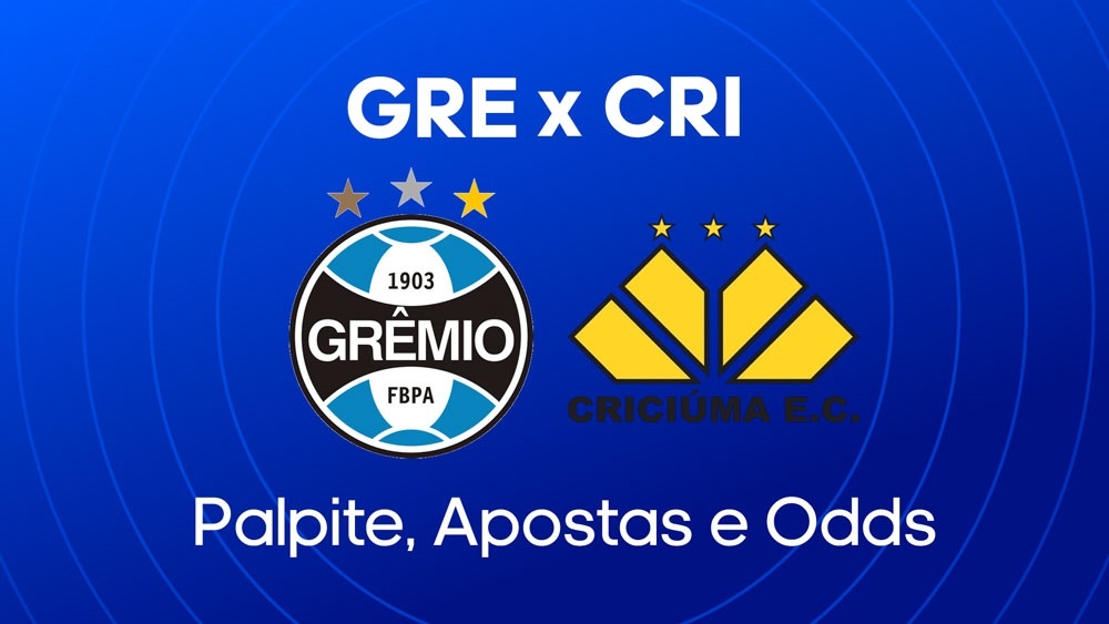 Palpite: Grêmio x Criciúma - Dicas, escalações, odds, onde assistir