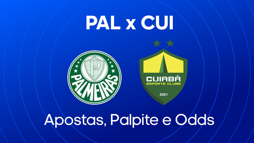 Palpite Palmeiras x Cuiabá - odds, escalações, onde assistir