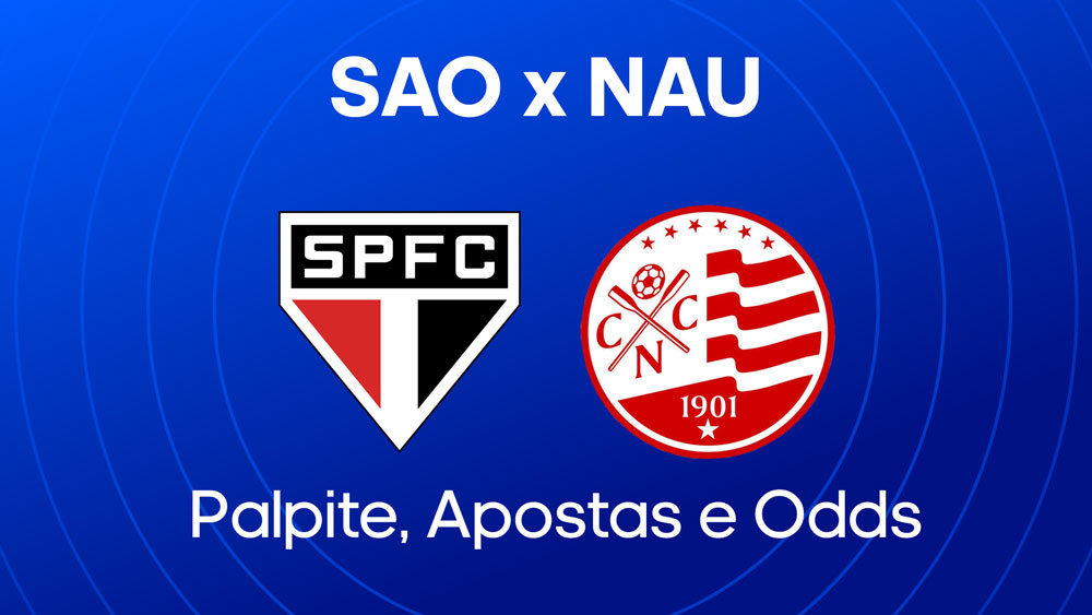 palpite Sao Paulo x Nautico escalações onde assistir