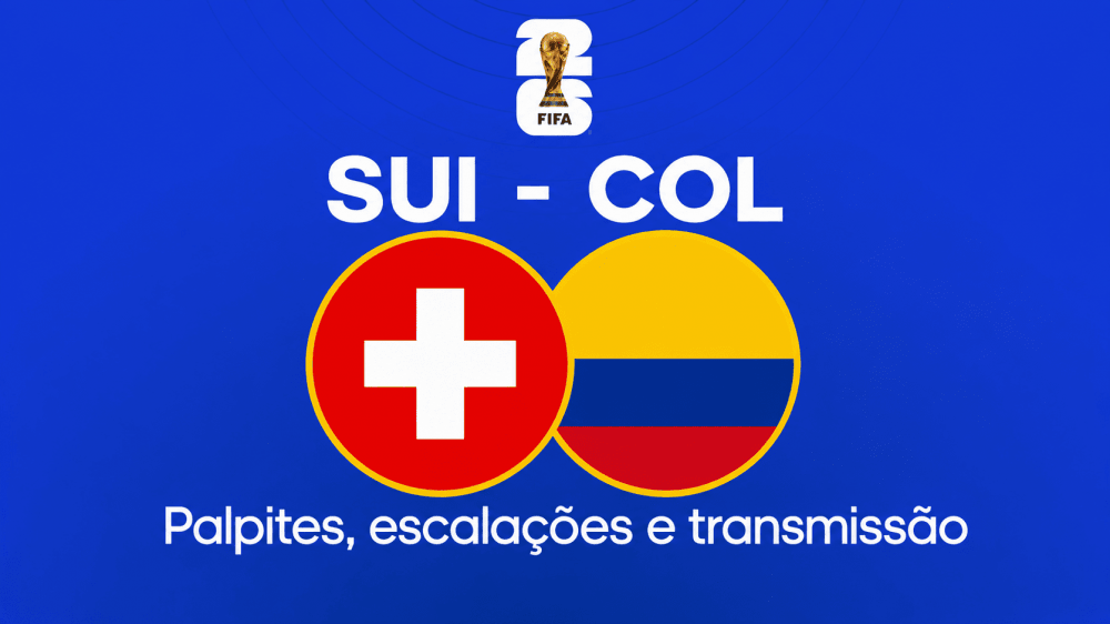 Suíça x Colômbia - Palpite, escalações e onde assistir - Copa do Mundo (07/07)