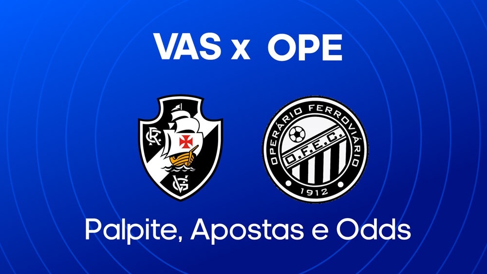 Vasco da Gama x Operário - Palpite, escalações e onde assistir - Copa do Brasil (20/05)