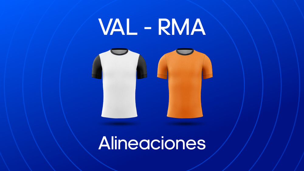 alineaciones de Valencia contra real madrid