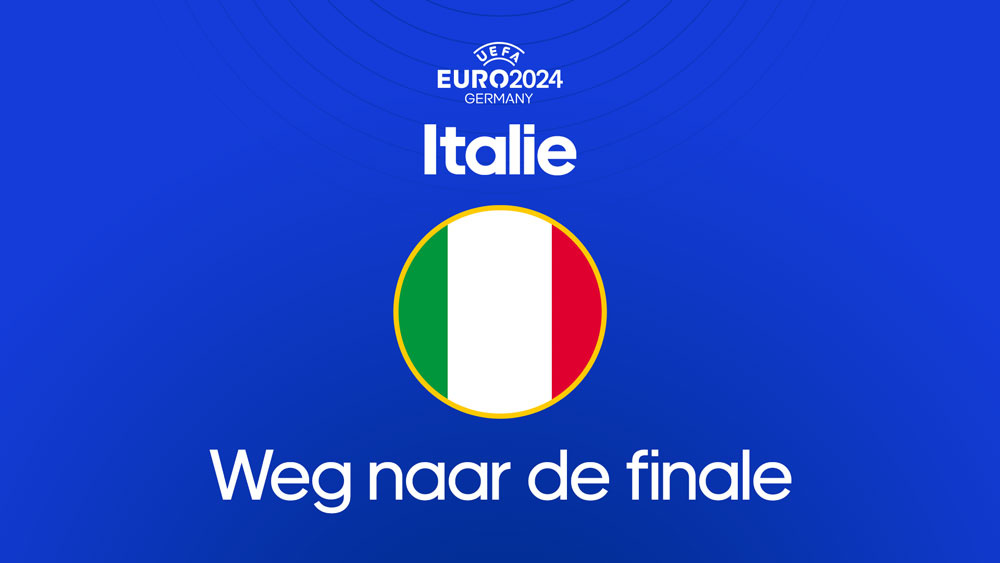Italie weg naar de finale