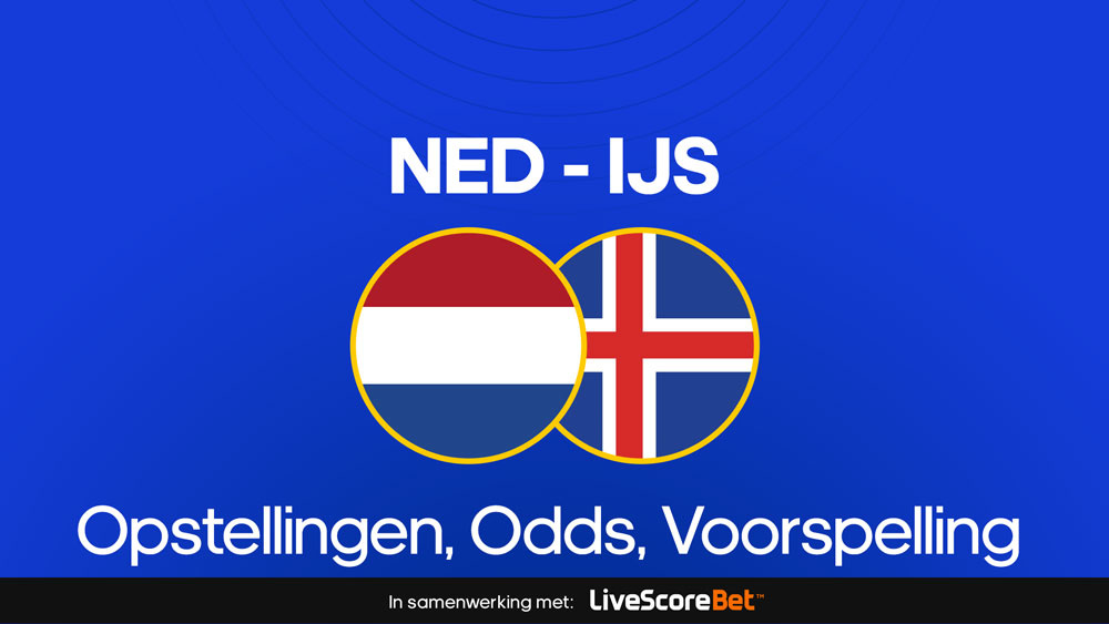 nederland ijsland opstellingen voorspelling en odds voor wedden