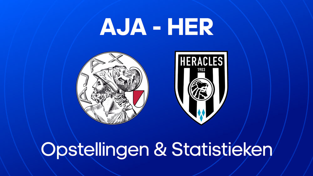 ajax heracles opstellingen statistieken