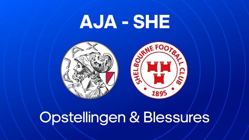 ajax shelbourne fc opstellingen