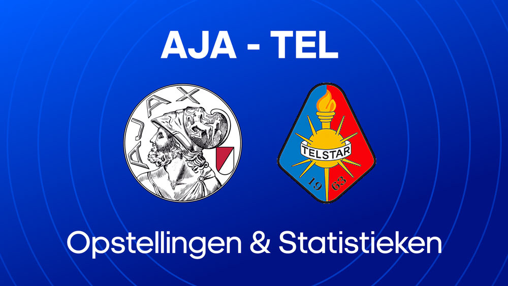 ajax telstar opstellingen statistieken