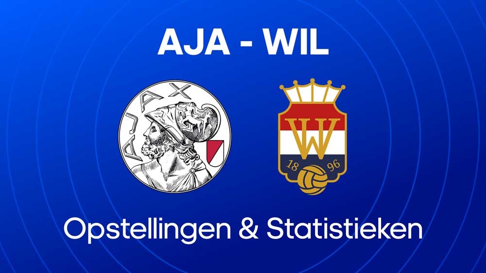 ajax willem ii opstellingen statistieken