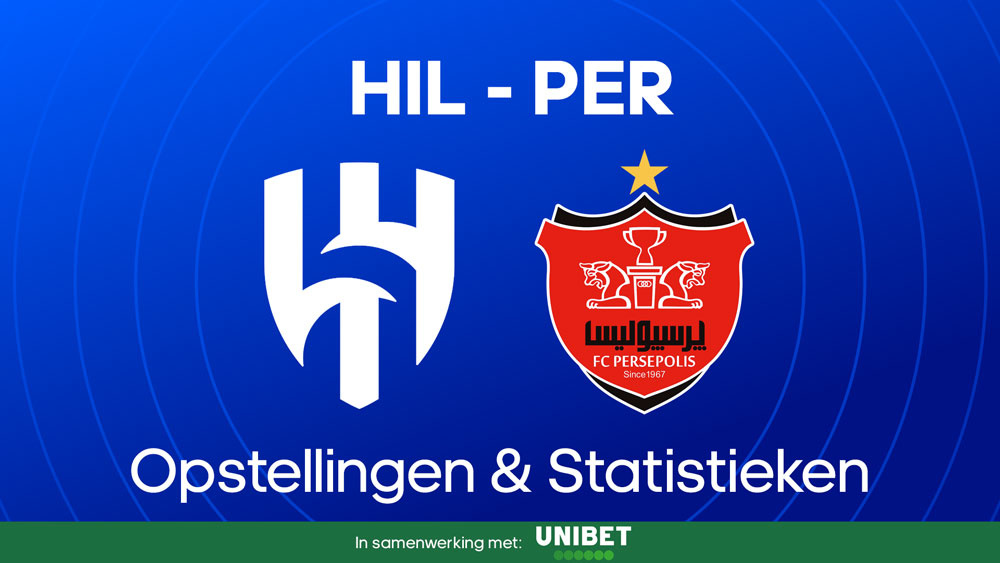 al hilal persepolis fc opstellingen statistieken