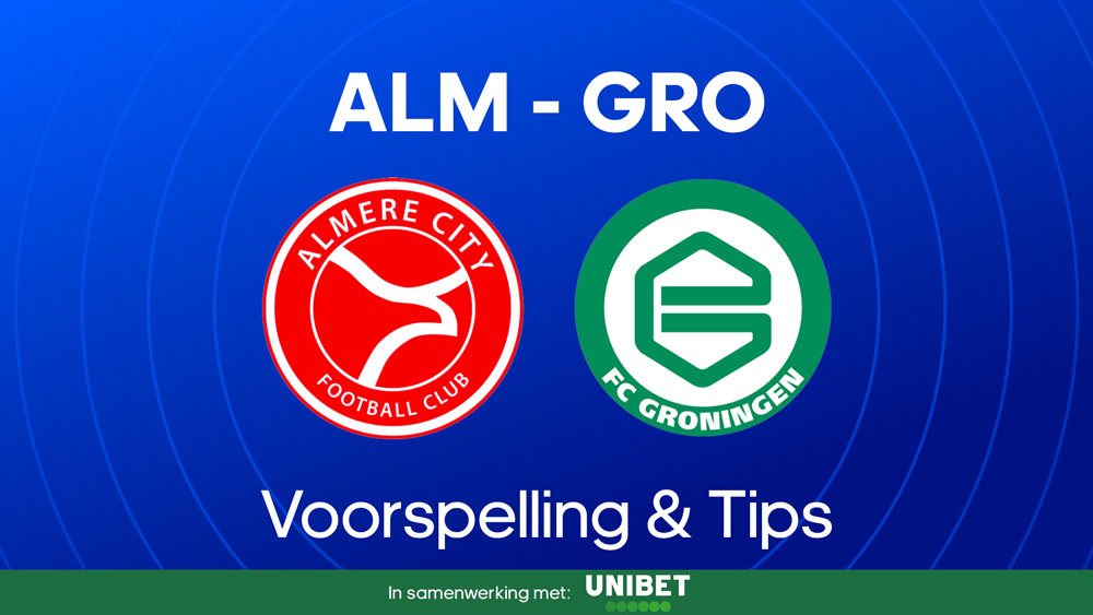 almere city fc groningen voorspelling statistieken opstellingen
