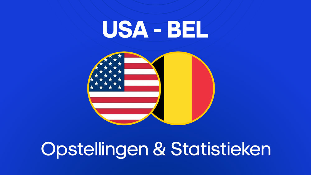 amerikaans voetbalelftal belgisch voetbalelftal opstellingen statistieken