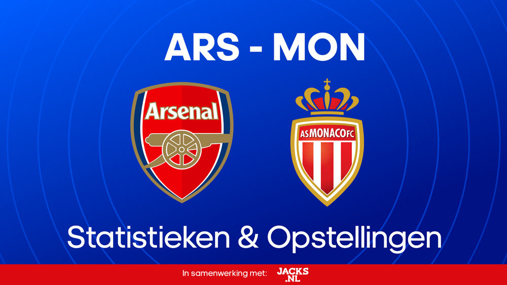 arsenal as monaco statistieken opstellingen