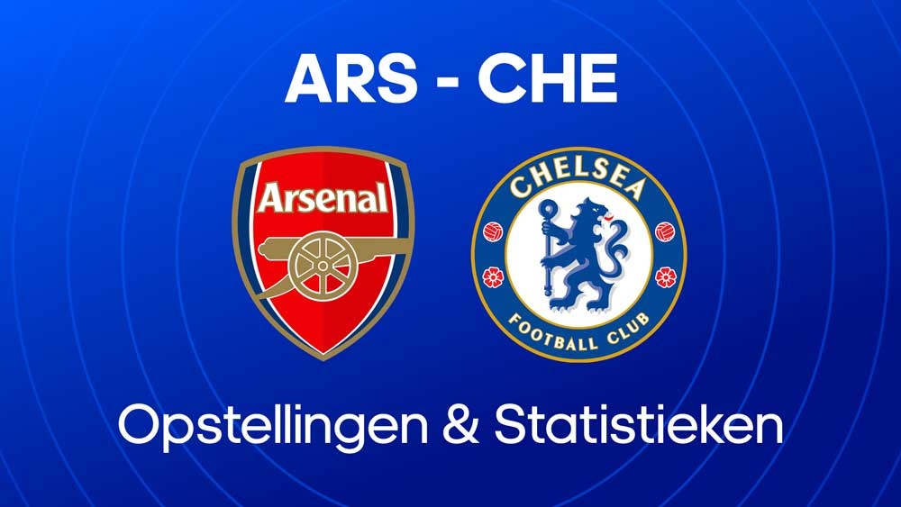arsenal chelsea fc opstellingen statistieken
