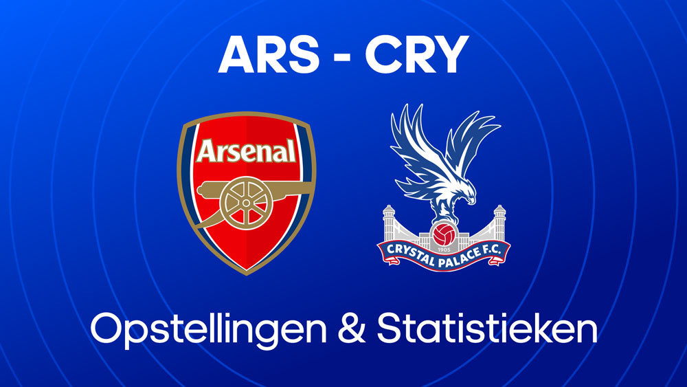 arsenal fc crystal palace opstellingen statistieken
