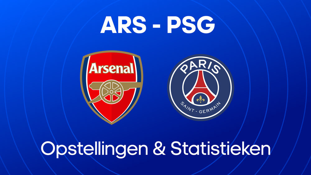 arsenal fc psg opstellingen tijdlijn