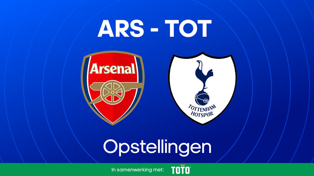 arsenal tottenham toto opstellingen statistieken