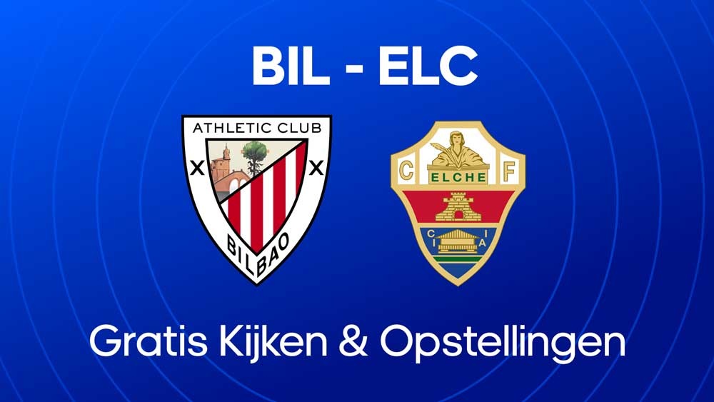 athletic club elche cf waar kijken opstellingen statistieken