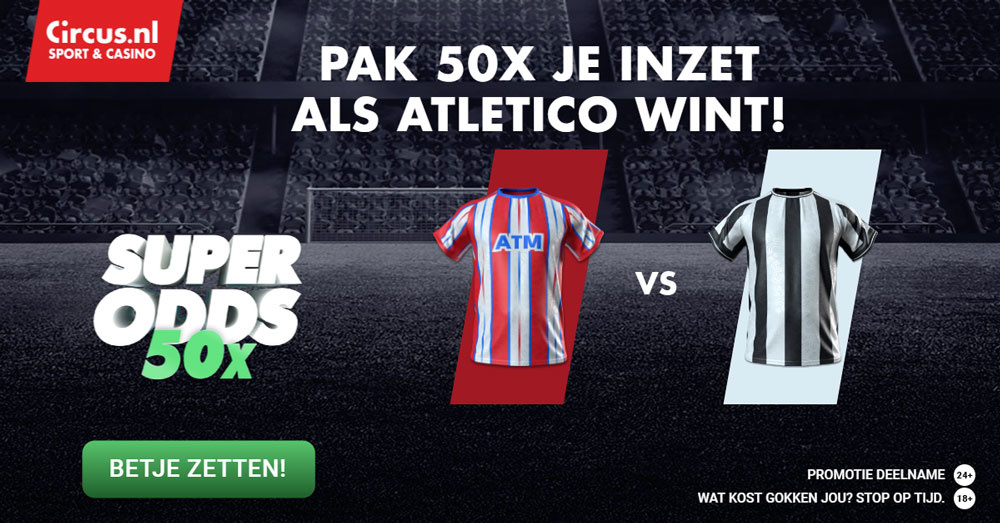 atletico madrid botafogo circus super odds