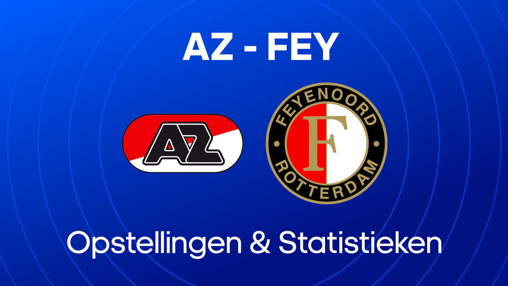 az feyenoord opstellingen statistieken