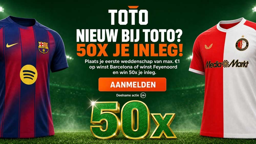 barcelona feyenoord toto 50x actie
