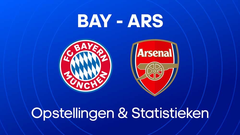 bayern arsenal fc opstellingen statistieken