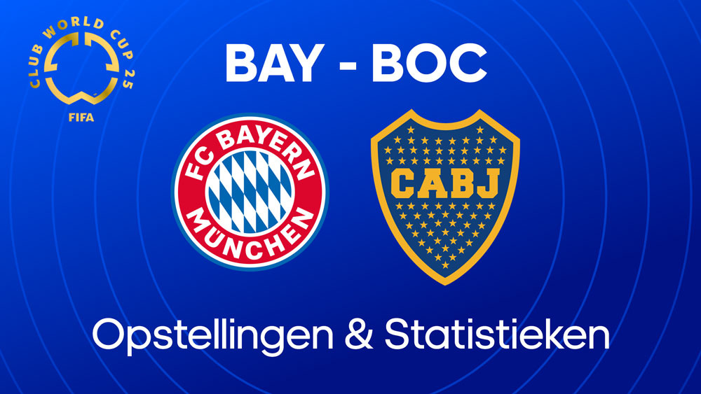 bayern boca juniors opstellingen statistieken