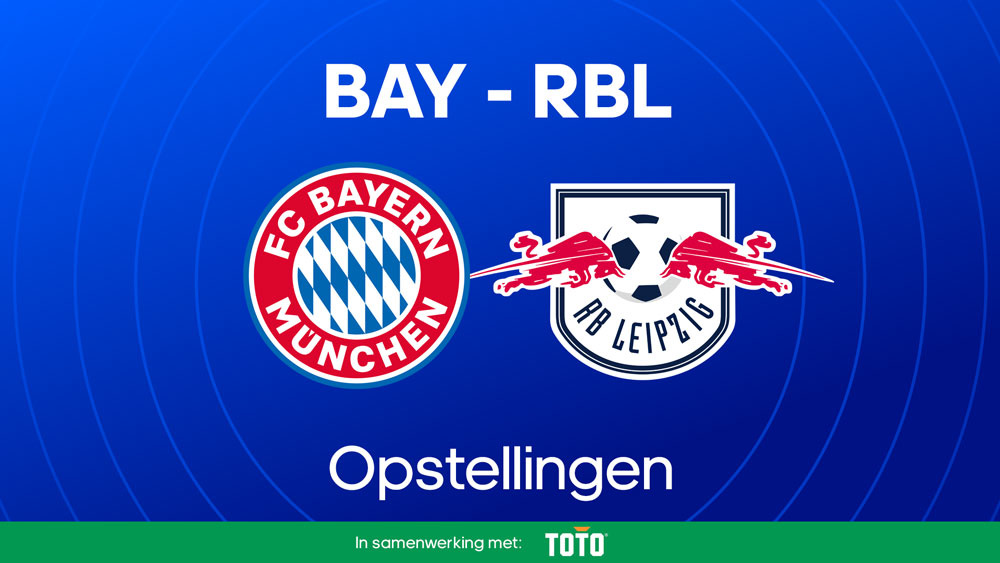 bayern rb leipzig opstellingen