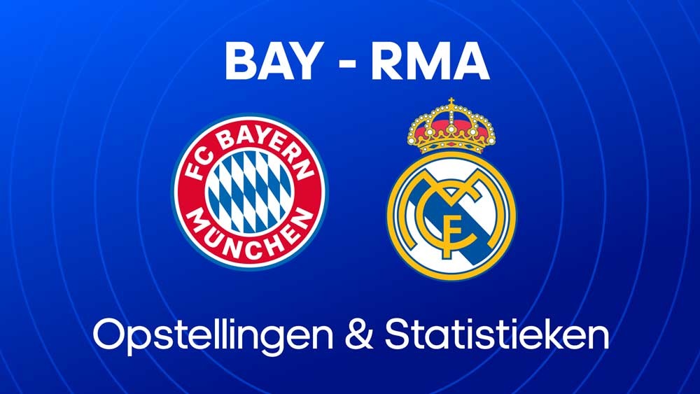 bayern real madrid opstellingen statistieken