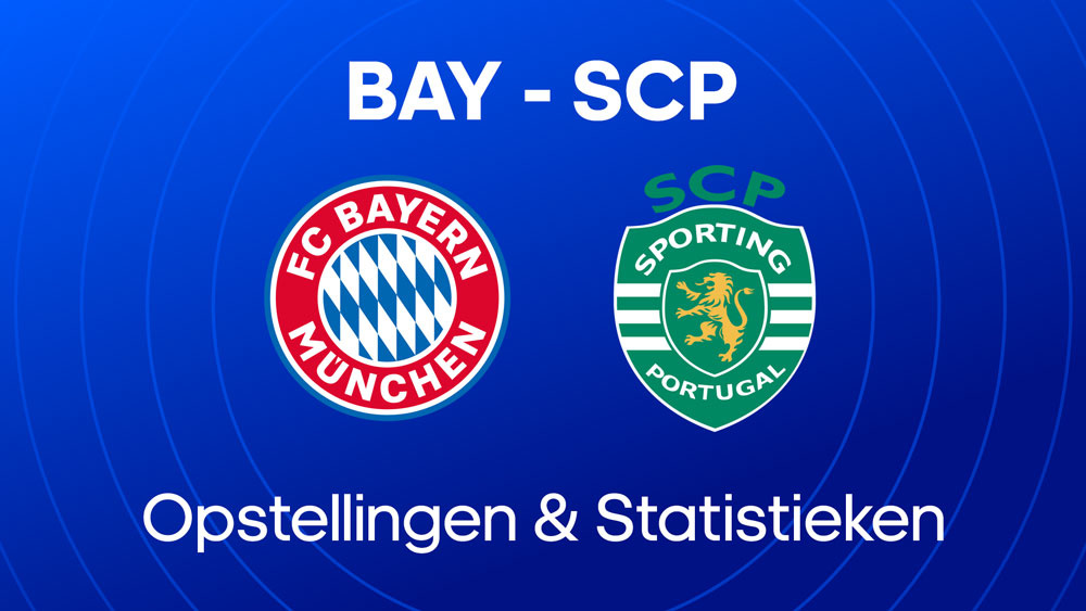 bayern sporting lissabon opstellingen statistieken